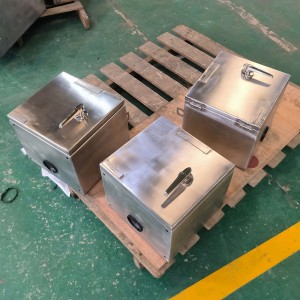 Processamento personalizado de dobra e soldagem de caixa de gabinete de chapa metálica