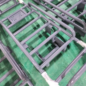 Nanguna nga Manufacturer alang sa Customized Steel Cargo 4 Wheels Trolley alang sa Insulated Glass Rack