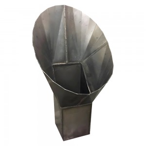 Pasadya nga Bug-at nga Industrial Steel Fabrication Metal Umbrella Nagsuporta