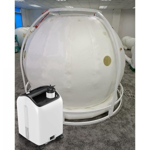 Chambre à oxygène hyperbare en forme de boule assise et horizontale uDR E1