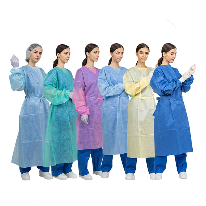 Disposable isolation gown