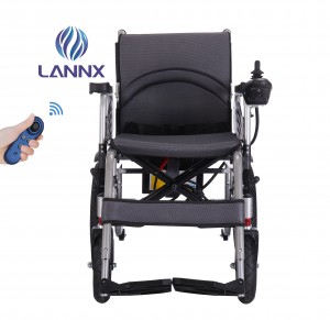 Cadira de rodes elèctrica per a minusvàlids lleugera plegable Optimus P1