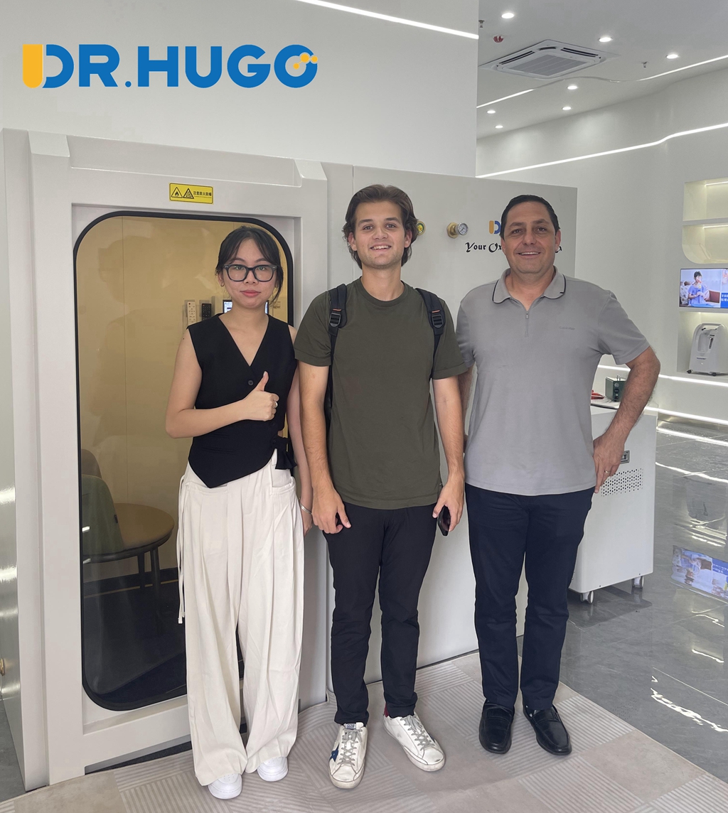 Clients experience DR HUGO cabin chamber