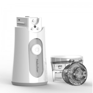 Portable Mesh Nebulizer DR NE491 silver gray