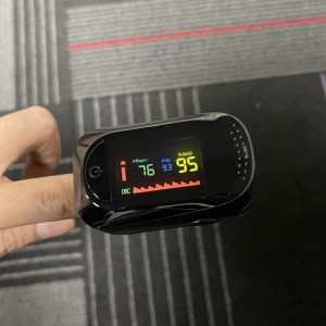 A2 ปลายนิ้ว Pulse Oximeter LCD Display