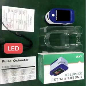 LED Ibara rimwe Urutoki rwa Oximeter