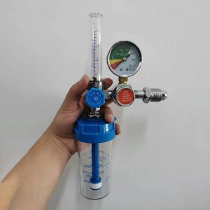 Oxygen Flowmeter With Humidifier With Ohmeda Adapter