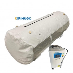 uDR K1 Transparent/Clear Single Lying Hyperbaric Oxygen Chamber with 1st Oxygen Concentrator uMR O3