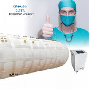 uDR L3 2ATA Soft Body Lying Style Hyperbaric Oxygen Chamber for Single Person with 15L Oxygen Concentrator uMR O8