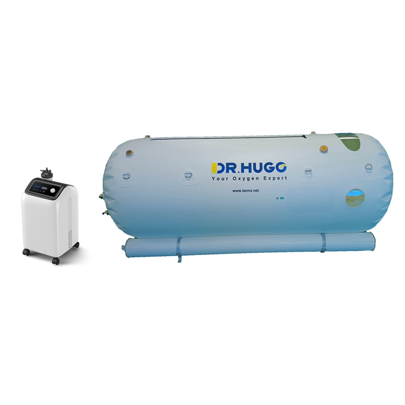 One Oxygen Cylinder - Single Lying Hyperbaric Oxygen Chamber uDR L2 + 2nd Oxygen Concentrator – Lannx
