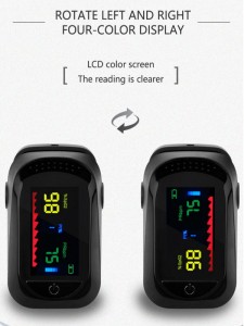 Affichage LCD de l'oxymètre de pouls du bout des doigts A2