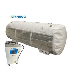 uDR K1 Transparent/Clear Single Lying Hyperbaric Oxygen Chamber with 1st Oxygen Concentrator uMR O3