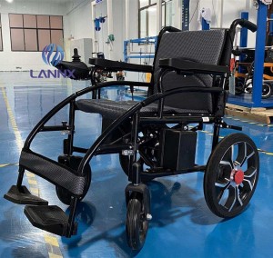 Dútslân draachbere elektryske rolstoel lichtgewicht Optimus P2