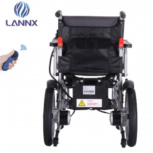 Silla de ruedas eléctrica ligera para discapacitados plegable Optimus P1