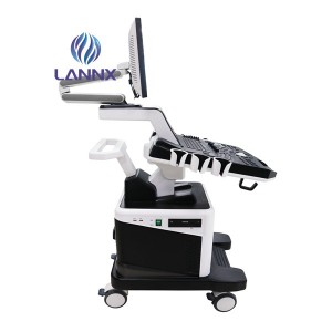 cart-type ສັດຕະວະແພດ B-ultrasound ສີ Doppler ultrasound ສັດ vDult F6