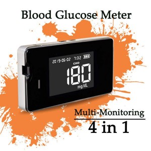 Household Multi-function Blood glucose monitor 4 in 1 detector uACCU G10