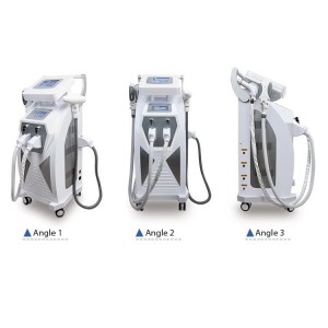 2023 4 in 1 E light+IPL+RF+ND YAG LASER opt shr beauty machine hair removal face lifting tattoo removal machine