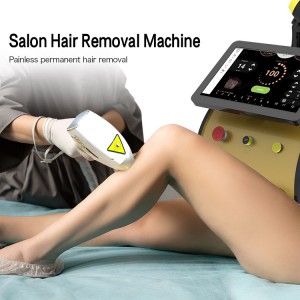In Stock CE approved Portable 13 Inch Screen Diode Laser 3 Wavelength 755 808 1064nm Diode Laser Hair Removal Machine