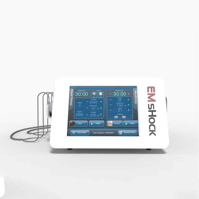 2022 NEW 2 in 1 Electric Shock wave Therapy Combines Muscle Stimulator Device SA-SW10 shockwave Featured Image