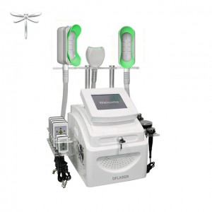 Prijenosni stroj za mršavljenje za kriolipolizu s hlađenjem od 360 stupnjeva s 12 ručki, stroj za smrzavanje cryo masti