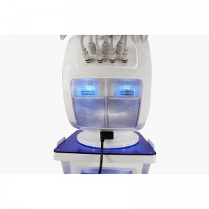 ឧបករណ៍ Esthetician 7 in 1 smart ice blue plus hydra microdermabrasion dermabrasion water peel machine face