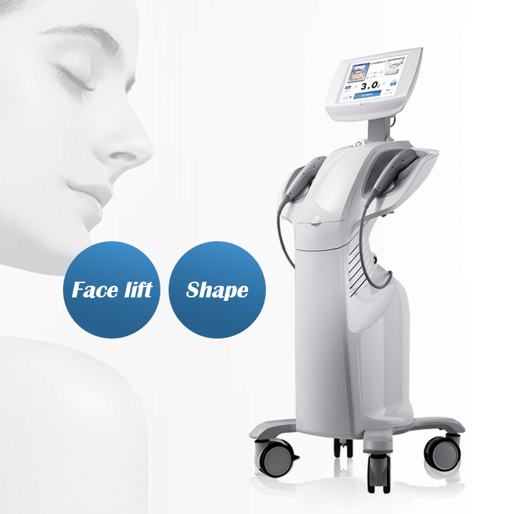 Terbaru 7D HIFU Tanpa Rasa Sakit HI FU Mesin Face Lifting Skin Tightenin Fokus Ultrasound Anti-Wrinkle Hifu 7D Mesin