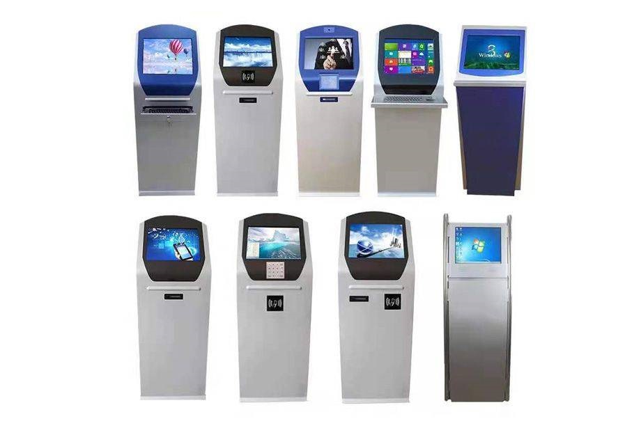 The Operation of Queuing and calling management touch screen kiosk