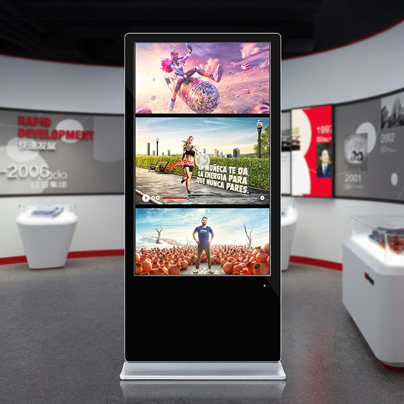 What are the application advantages of Floor standing touch screen kiosk