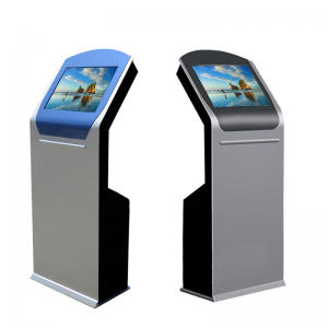 China factory 17 19 inch self service queue management system ticketing kiosk Touch Screen vending machine payment kiosk with camera bar code scanner keyboard