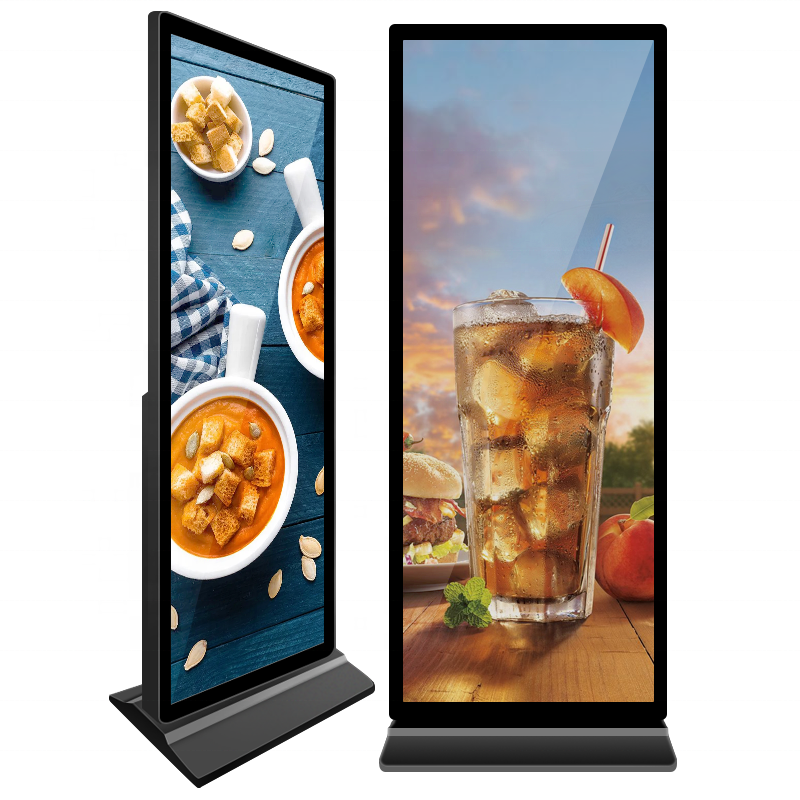 69.3 inch floor standing android stretched bar lcd display full screen digital signage for store retail supermarket Featured Image