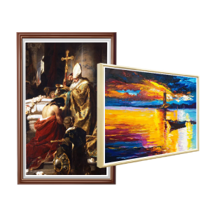 21.5/32/43/49/55/65 Inch Smart Digital Art Frame Artwork WiFi HD Display for Fine Paintings Picture Wall Photos Digital Art Frame