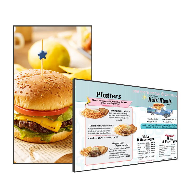 Application of LCD Advertising player in Catering