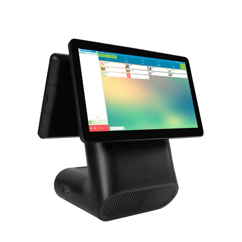 Wholesale China Pos Touch Screen Manufacturers Suppliers –  15.6 Inch Double Touch Screen Cashier Machine POS System POS Terminal – Layson