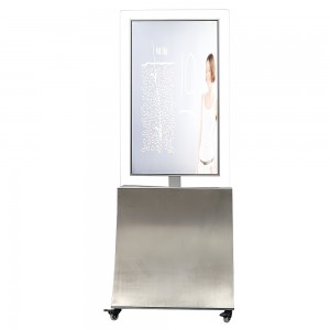 43 inch Double Sided Transparent lcd window display Advertising player