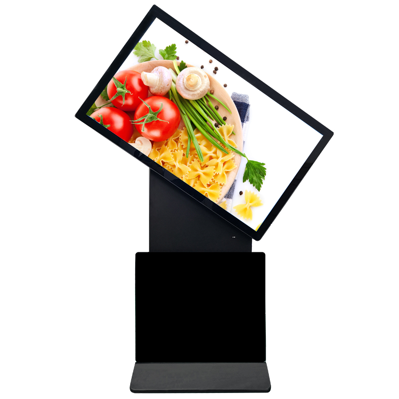 Wholesale China Digital Signage Standee Factory Quotes –  China Factory 43/49/55/65 Inch Rotating Monitor Kiosk Network Video Player Terminal Touch Screen Advertising Display Interactive LCD...