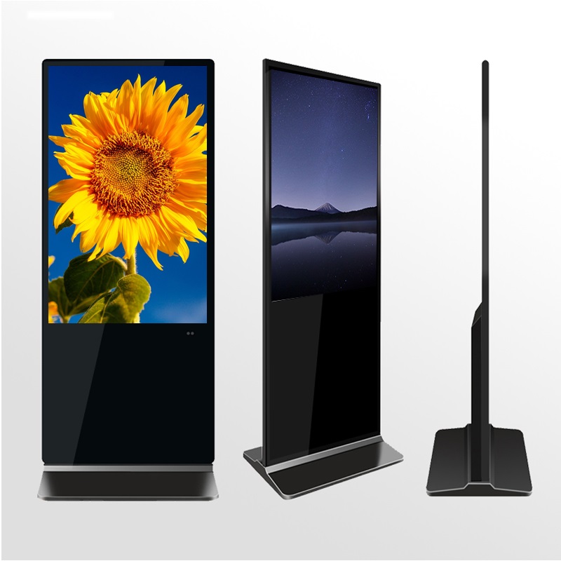 Usage of LCD advertising player for stand-alone version and network version