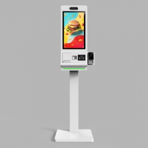 21.5,32 Inch Floor standing self service ordering kiosk self checkout payment Interactive touch screen kiosk