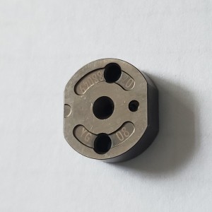 common rail injector valve plate