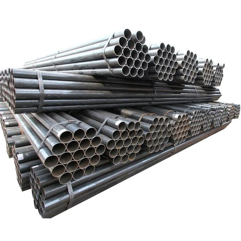 China suppliers of Q235 Q345 ASTM carbon ERW mild iron round welded steel pipes (1)