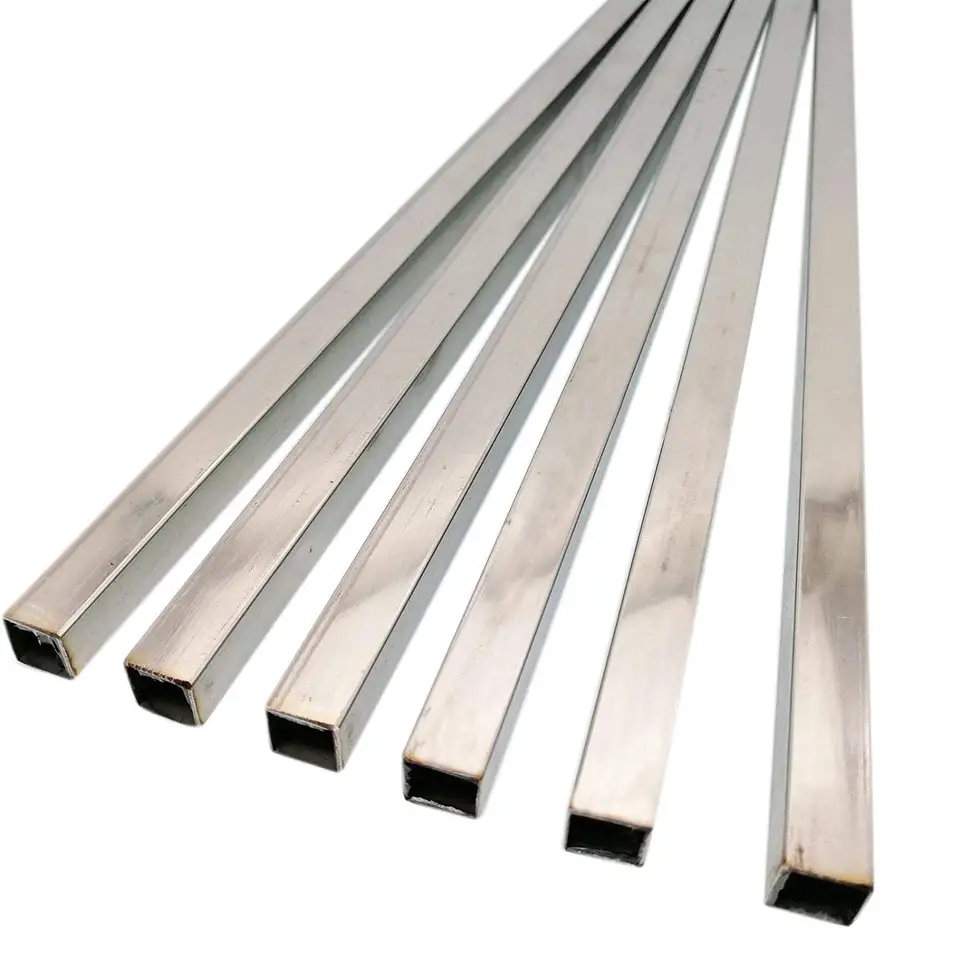 ular Square SS Hairline Hollow Section Stainless Steel Square Pipetube (7)