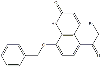 8-BENZYLOXY-5-(2-BRMOACETYL)-2-HYDROXYQUINOLINE