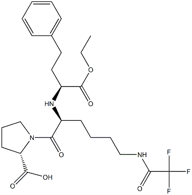 CAS:103300-91-0 |N2-1 [(1S)-Ethoxycarbonyl-3-phenylpropyl]-N6-trifluoroacetyl-L-lysyl-L-proline