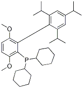 CAS:1070663-78-3 |2-(Dicikloheksilfosfino)-3,6-dimetoksi-2'-4'-6'-tri-i-propil-1,1'-bifenil, min.98% BrettPhos