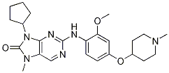 CAS:1124329-14-1 |9-Ciclopentil-2-[[2-metoxi-4-[(1-metilpiperidin-4-il)oxi]-fenil]amino]-7-metil-7,9-di-hidro-8H-purin-8-ona