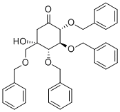 CAS: 115250-38-9 |(2R,3S,4S,5S)-5-Гидрокси-2,3,4-трис(фенилметокси)-5-[(фенилметокси)метил]-циклогексанон