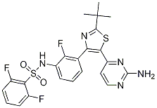 CAS:1195765-45-7 | N-[3-[5-(2-Amino-4-pyrimidinyl)-2-(tert-butyl)-4-thiazolyl]-2-fluorophenyl]-2,6-difluorobenzenesulfonamide