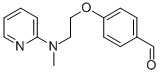 CAS:122321-03-3 |4-[2-[METIL(PIRIDINA-2-IL)AMINO]ETOXI]-BENZALDEHIDO |C15H16N2O2