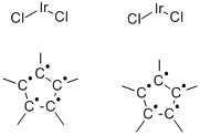 CAS: 12354-84-6 |(Pentamethylcyclopentadienyl)iridium(III)chlorid-Dimer |C20H30Cl4Ir210*