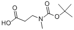 CAS:124072-61-3 | 3-(Methylamino)propanoic acid, N-BOC protected | C9H17NO4 Featured Image