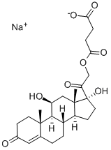 CAS:125-04-2 |Hydrocortisone سوڈیم succinate |C25H33O8.Na